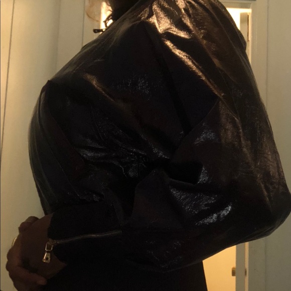 Dolce & Gabbana patent leather jacket real leather #d&g purple pattent leather - Picture 8 of 11